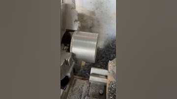 A simple technique for making hexagonal with lathe #youtube #youtubeshorts #lathe