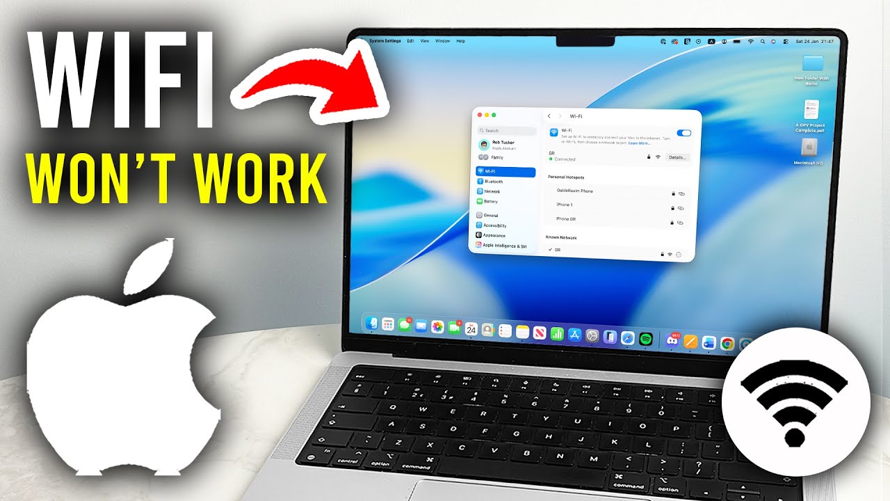 How To Fix MacBook Not Connecting To WiFi or WiFi Not Working - Step By ...