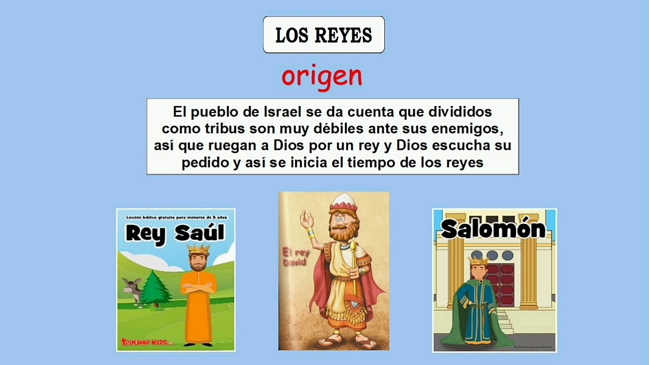 Jueces Y Reyes De Israel 1 Youtube