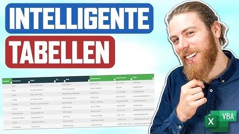 Alles über intelligente Tabellen (ListObjects) + kostenlose PDF | Excel VBA