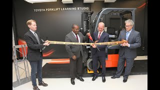Toyota Launches World's First Forklift Learning Studio at Cornell University by Toyota Forklifts 1,017 views 1 year ago 2 minutes, 42 seconds