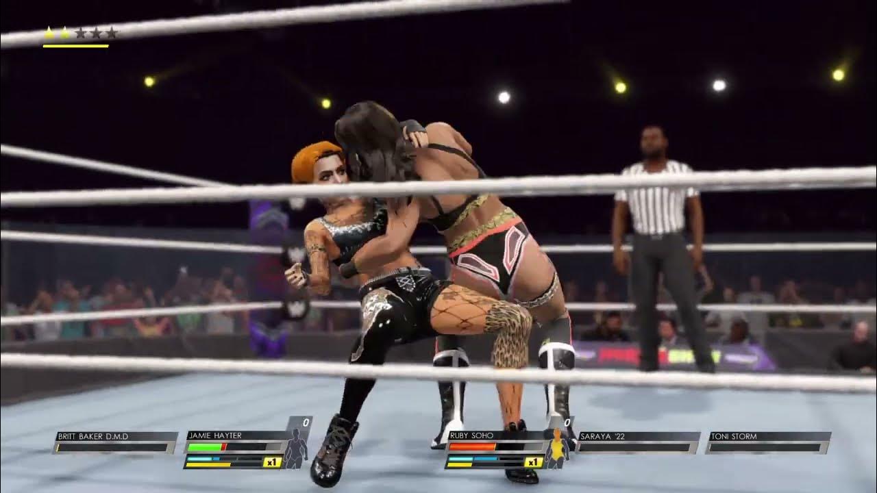 WWE 2K22 Gameplay Jamie Hayter vs. Ruby Soho YouTube