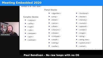 Paul Bendixen - No raw loops with no OS - Meeting Embedded 2020