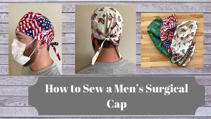 how-to-sew-a-men-s-unisex-surgical-cap-youtube