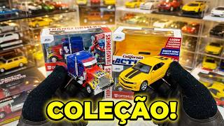 MINIATURAS TRANSFORMERS OPTIMUS PRIME 1/32 E MINIATURA BUMBLEBEE 1/32, CALIFORNIA ACTION, UNBOXING!