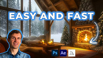 How to create Cozy and Relaxing Ambience Video | EASY and FAST