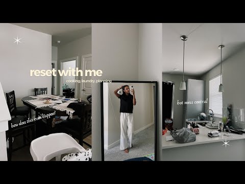 quick sunday reset | cleaning, laundry, journaling + more!