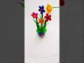 how to make clay flower ♥️#satisfying #clayart #flowers #shorts #ytshorts