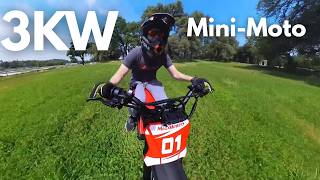 This 3kw Mini-moto Shouldn't Keep Up With A 72v Bike....