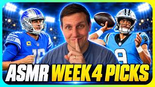 Predicting EVERY NFL Week 4 Game 🏈 | ASMR