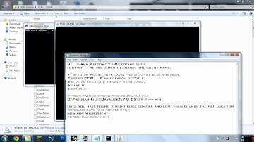 RSPS Coding Tutorial - Episode 1 - Change Client Name And Player Rights!