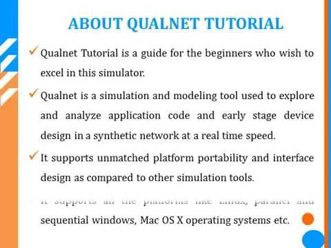 QUALNET TUTORIAL