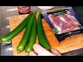 蒜香尖椒炒豬腩片 / 少少辣，好惹味 Fried Pork Belly Slices with Green Pepper and Garlic