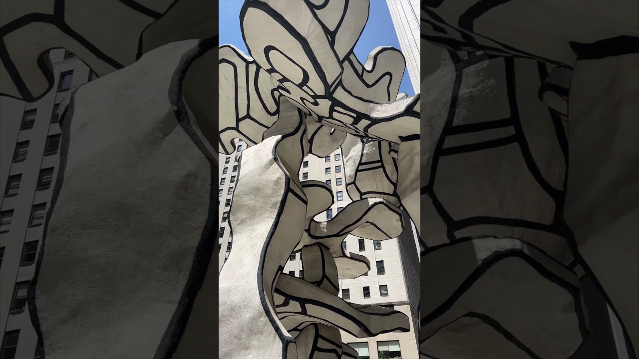 This is NOT a Picasso Sculpture  | Four Trees by Jean deBuffet in Lower Manhattan