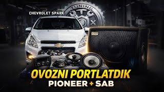 CHEVROLET SPARK GA OVOZNI PORTLATDIK 🔥 PIONEER + SAB 1000W
