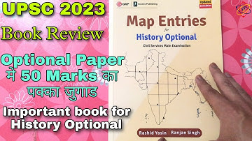 UPSC 2023 Book Review | Best Book for UPSC History Optional | UPSC History Map Questions