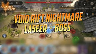 Void Rift Nightmare Laseer Boss + Exclusive Art Forge! | Watcher of Realms
