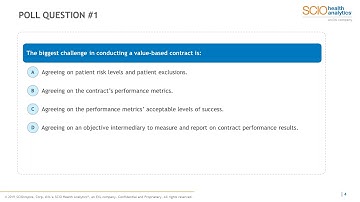 Value based Contracting  Understanding the perspectives of Payers, Providers and Life Sciences Compa