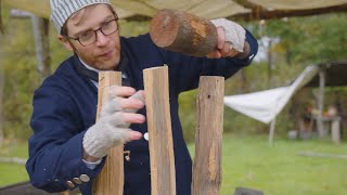 Joe Pera Makes a Stool for Our Cabin - Townsends Wilderness Homestead