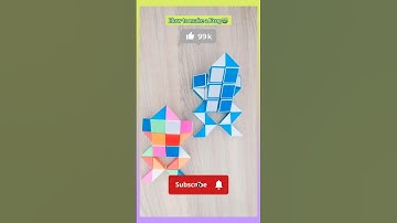 How to make Frog by magic snake cube 36 p #shorts #gaming #shortsfeed #magicsnake #puzzle #ytshorts