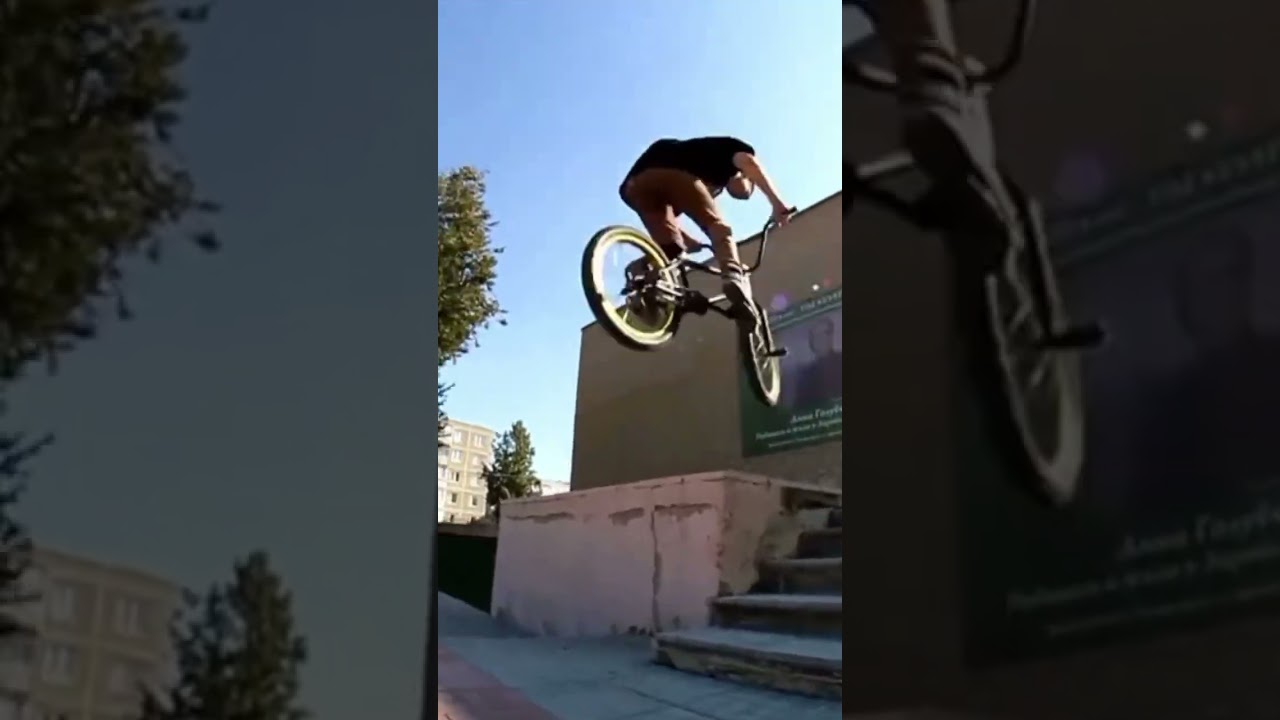 BMX 360 drop three sixty триста шестьдесят градусов в дроп БМХ