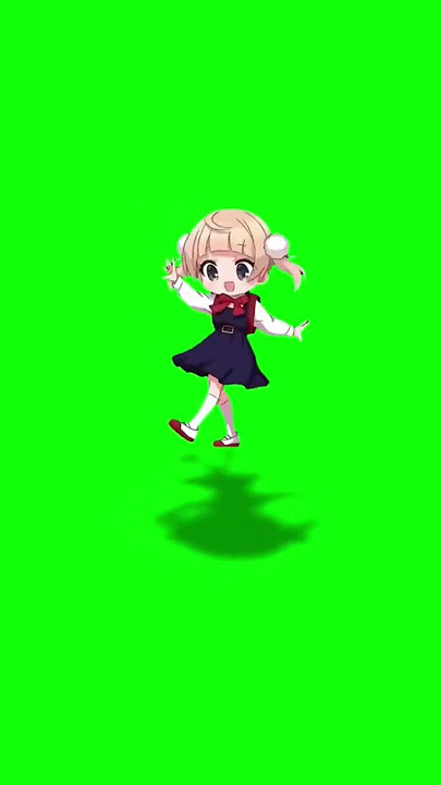 MENTAHAN CAPCUT GREEN SCREEN LOLA  #animasi #greenscreen #capcut #overlaycapcut