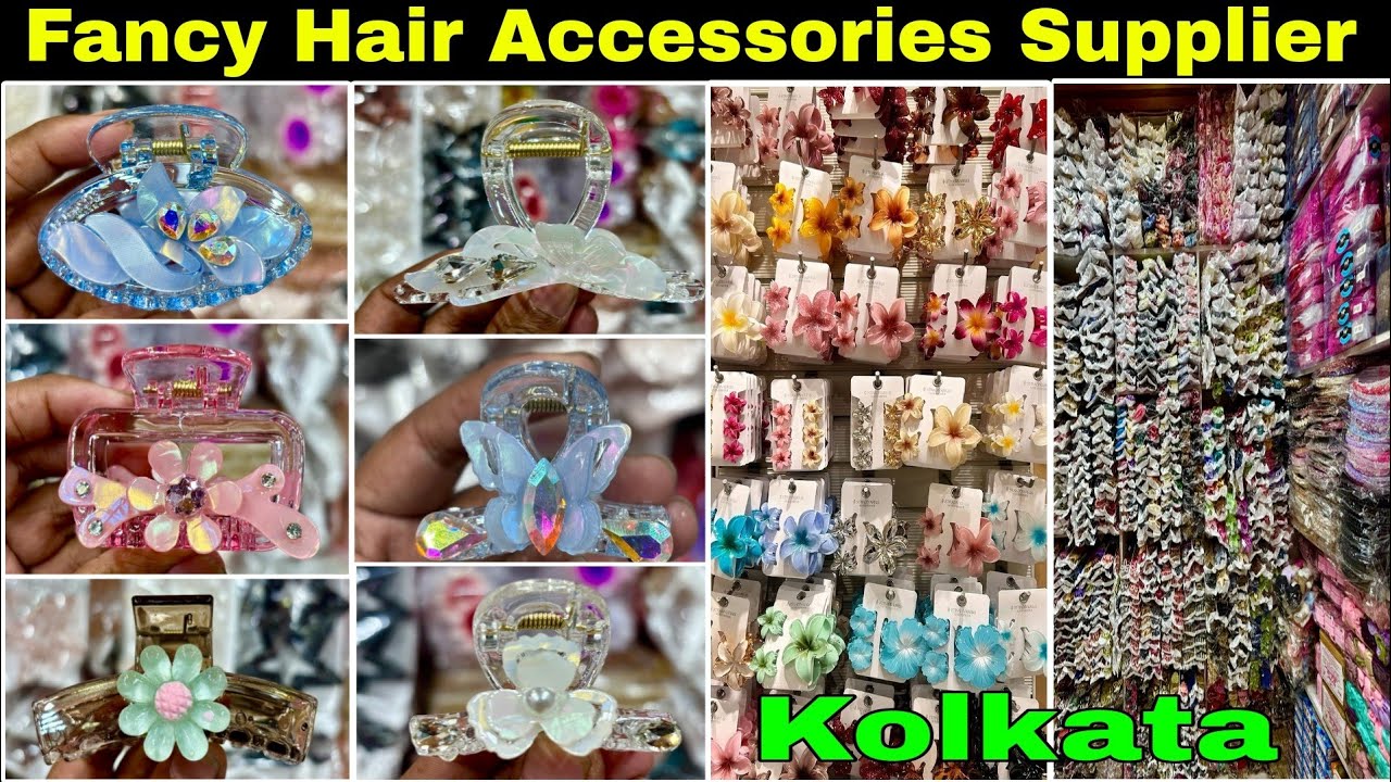 Fancy Hair Accessories Supplier in Kolkata | Kolkata Hair Accessories Wholesale | Hair Accessories