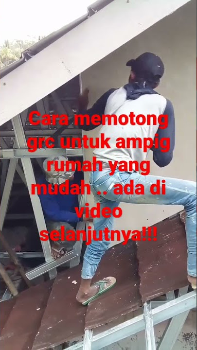 Cara pasang grc untuk ampig rumah #videoshorts