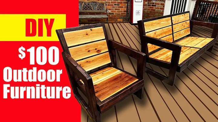 How To Build Patio Furniture: Low Cost & Simple!