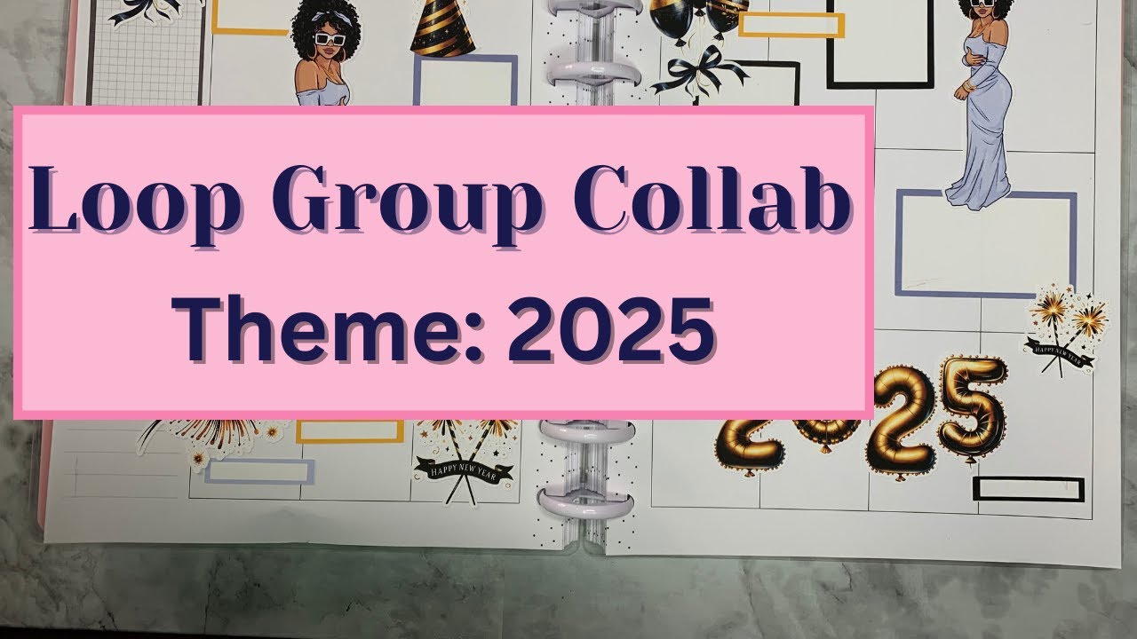 Collab Themes Creative Planning | Loop Group Collab | Plan With Me | January Theme ...
