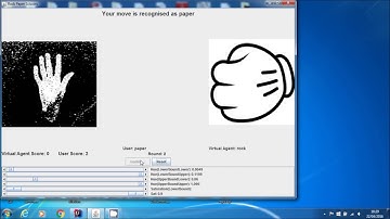 Rock paper scissors using neural network and normal camera