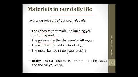 Topic  1 Introduction To Construction Materials P1 (First Part)