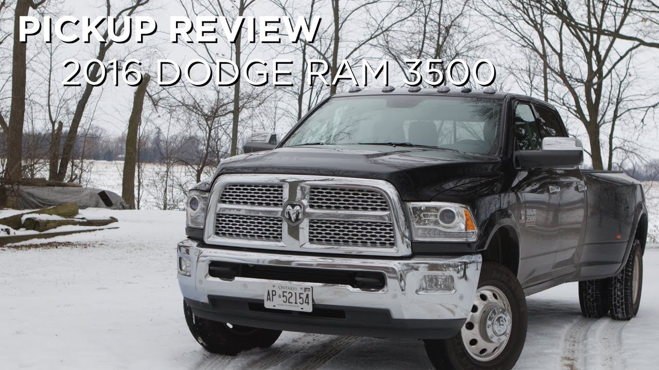 dodge ram 3500 diesel 2016