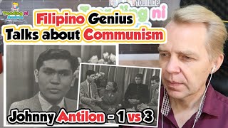 Smart Filipino Kid Johnny Antilon in 1954 talks about communism. He is awesome - Kuya Andres Reacts