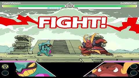 Defeating Gorochu with Toxicroak  [Pokémon Close Combat]