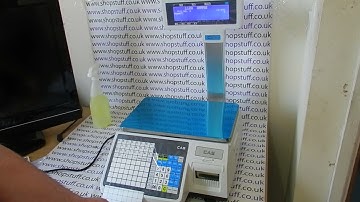 How To Program Your Products CAS CL5200 CL3000 Retail Weighing Scales