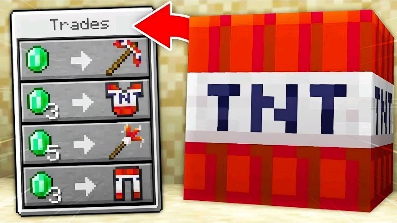 Minecraft But I Can Trade With Any Block...