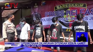 TEGA! Siswi SMA di Jember Diperkosa 8 Pemuda Mabuk di Kebun Karet - BIS 09/09