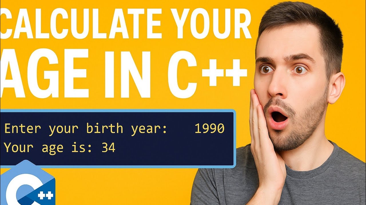 How to Create an Age Calculator in C++ (Console Application) - YouTube