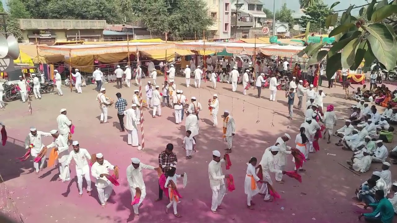 बोरगाव यात्रा श्री संत सावता माळी गझी ढोल संघ माळेवाडी बोरगाव कुदळे मळा 