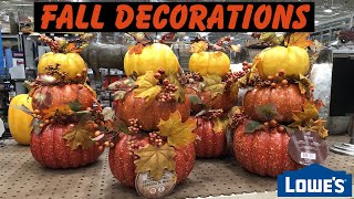 Fall and Thanksgiving Decorations at Lowes