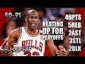 Michael Jordan Highlights vs Bucks (1991.04.15) - 46pts, UNSTOPPABLE!