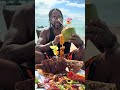 Waterpark Restaurant at Secret Beach San Pedro Belize 🇧🇿 | Island Fun &amp; Food 🏝️🌊