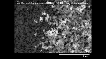 [Materials] CL (Cathodoluminescence) imaging of TiO2 (Titanium Oxide)