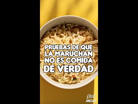 Video: ¿Los fideos de dos minutos son malos para ti?