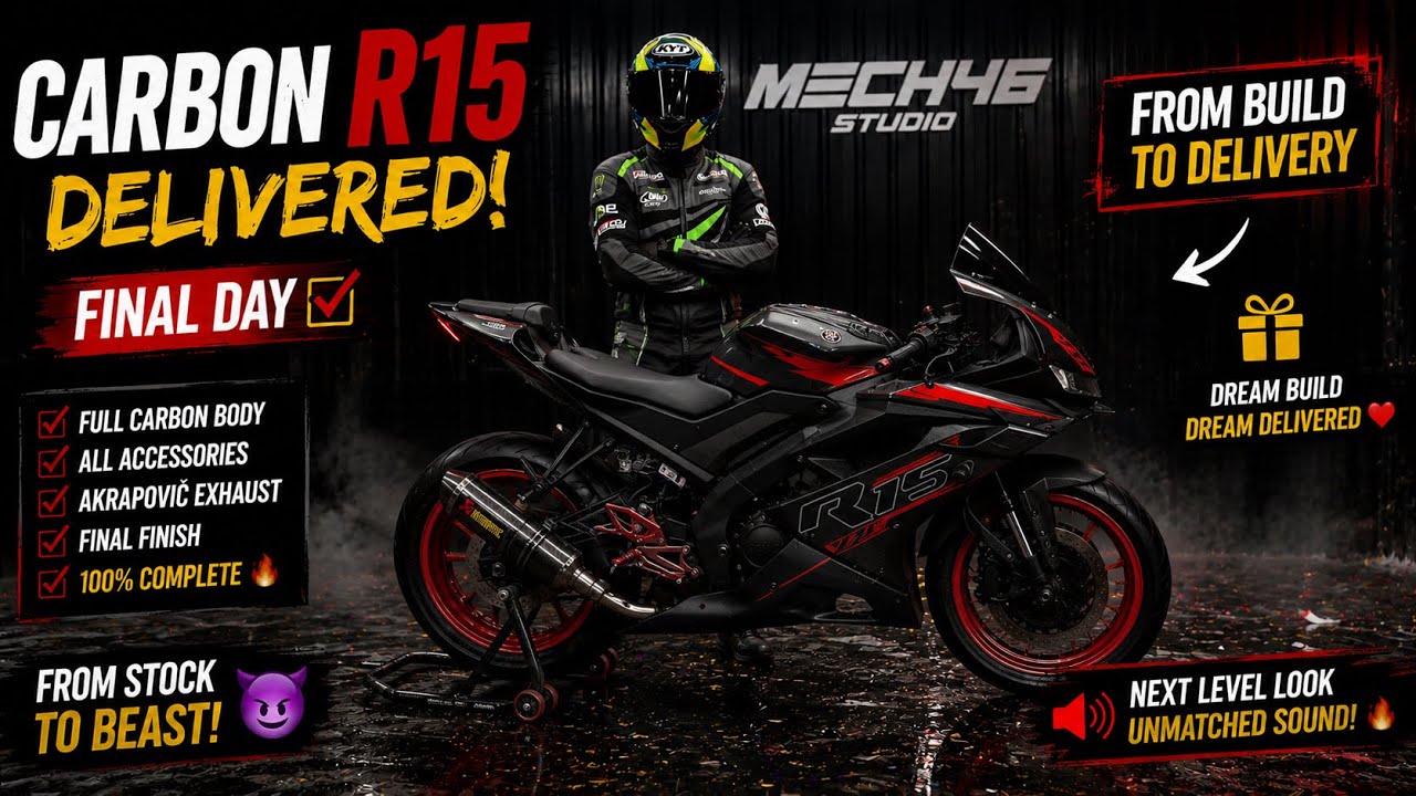 R15 Track Build CARBON R15 DELIVERED 😍 Final Reveal of Our Dream Build! - YouTube