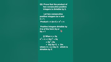 10th MATH | EXERCISE 2.1 Q3 Solutions  Euclid