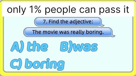 Only 1% people pass the English Grammar Quiz| Test Your Grammar Skills | Grammar Lab