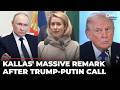 EU Foreign Policy Chief Makes Stunning Remark On Trump-Putin Call: 'Lot Of Questions Unanswered' Mp3 Song