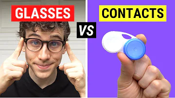 Can you see better with glasses or contacts?